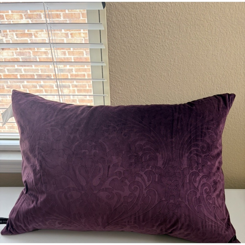 Large Rodeo Home cut velvet PURPLE EMBOSSED